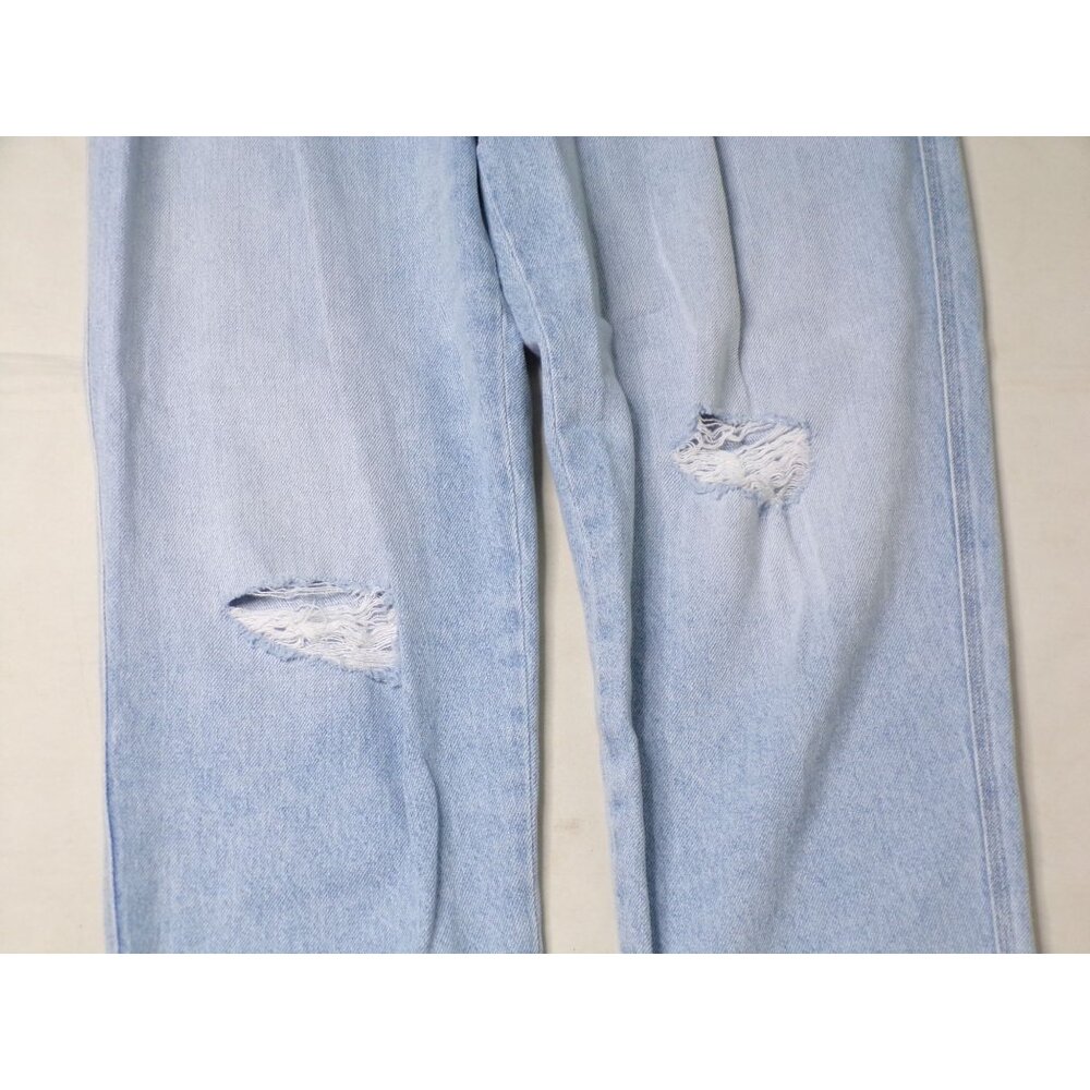 🆕 CLOSED Pearl High Rise Distressed Tapered Denim Jeans Blue 31 - Picture 12 of 16